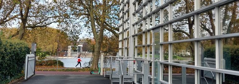 Aasee und Tagungszentrum agora
